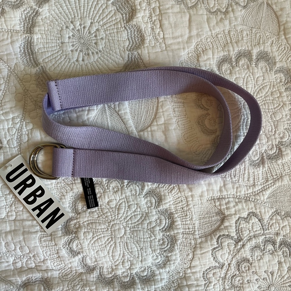 URBAN OUTFITTERS lavender cloth belt